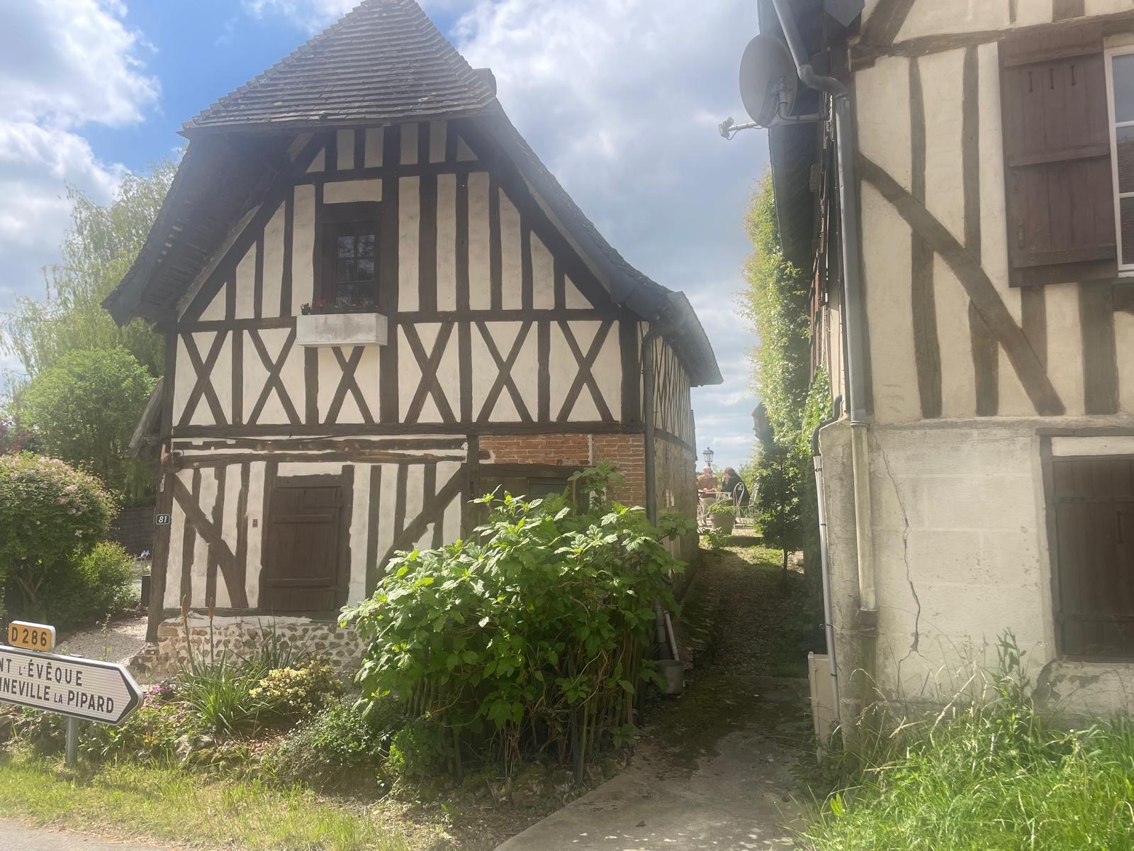 Façade à colombages d'Alexandre L'Auberge